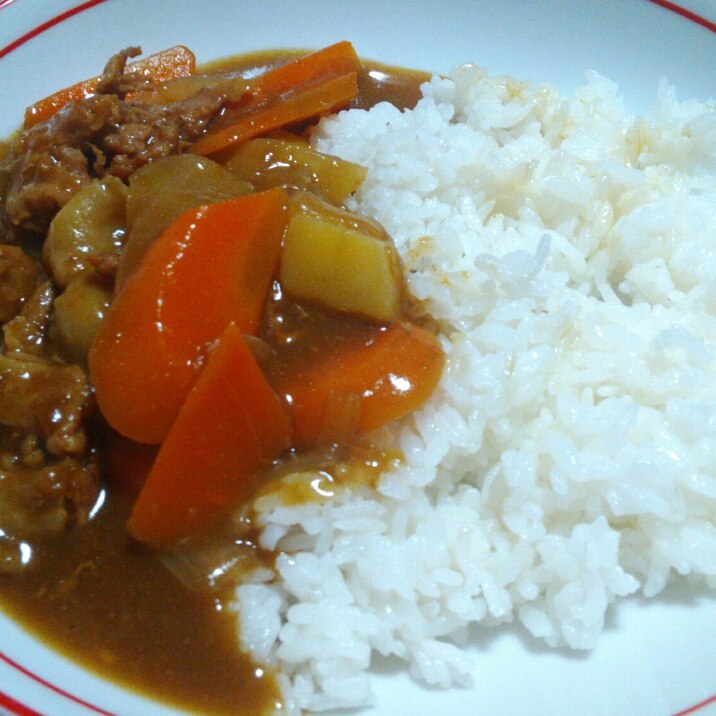 にんにくとポークのごちそうカレー